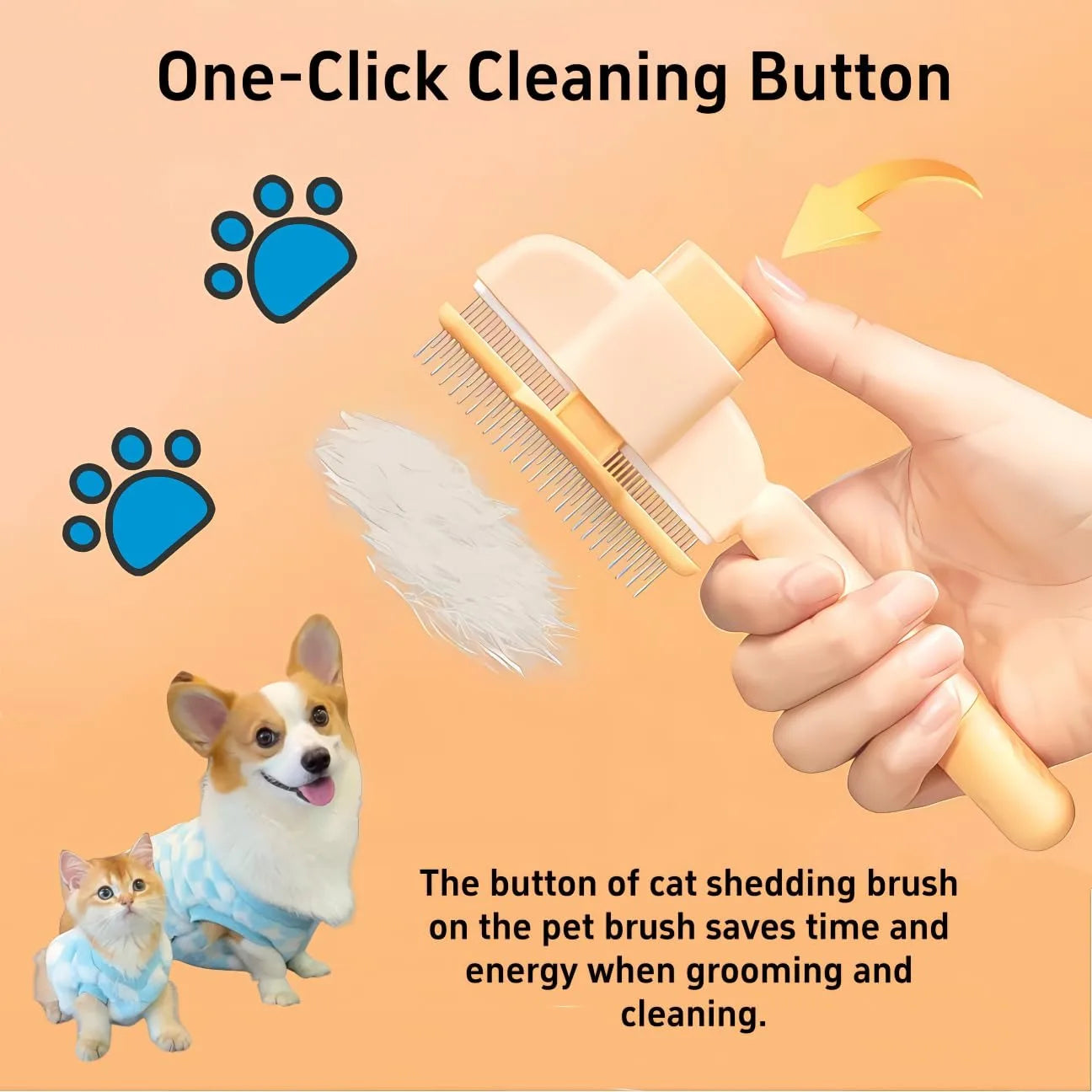 Pet Hair & Flea Comb ViralGalleria.com