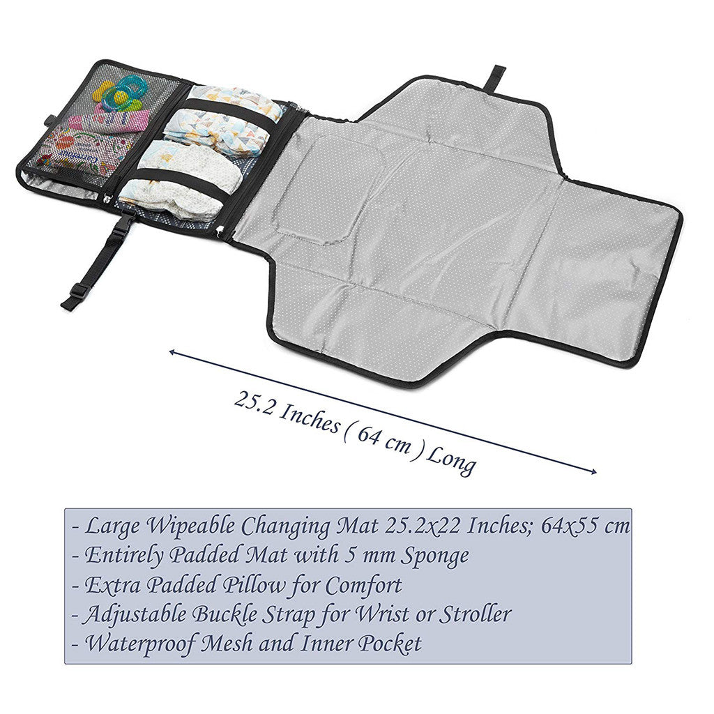 Portable Baby Diaper Changing Pad ViralGalleria.com