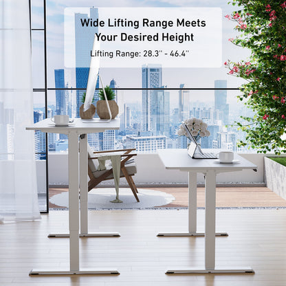 DeerRun®Electric Standing Desk, 39 x 23 Inches Height Adjustable DeerRun®