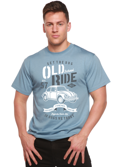 Old School Ride Spun Bamboo® Men's Bamboo Viscose/Organic Cotton Short Sleeve Graphic T-Shirt Spun Bamboo