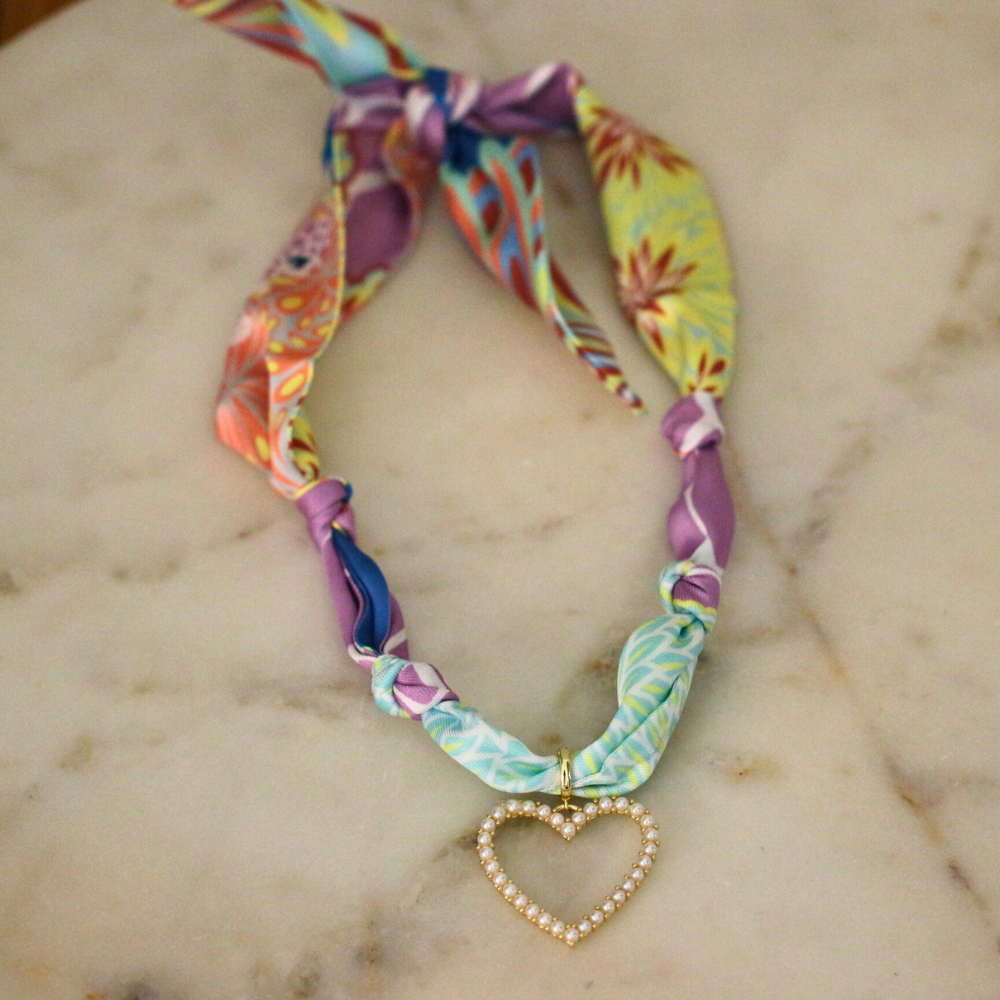 Sunset Garden Scarf Necklace Deep South Originals