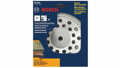 BOSCH DC730S 7 In. Turbo Diamond Cup Wheel VM Hardware
