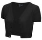 Cropped Bolero Knit Sweater Cardigan Short Sleeve Shop Style & More | Fresh Looks, Everyday Deals & Free Shipping