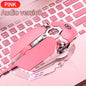 Silvery Carved Wired Mouse for E-Sports Gaming, Silent and Sound Chicken-Eating Mouse Macro for Desktops and Laptops NovaCart