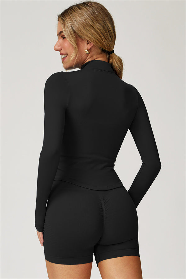 The Delight Jacket Shorts 2-Piece Set Fitglutes Activewear Gymwear Sportswear & Workout Clothes