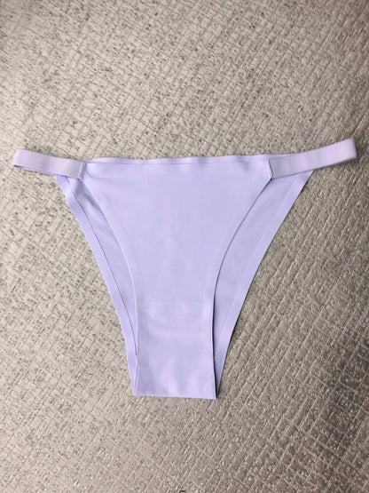 5pcs Women's Low-Rise Bikini Underwear - Solid Color Full Coverage Triangle Briefs with Low-Rider Waistband, Non-Sheer Sexy Panties for Gym, Yoga, Casual Attire (Multicolor Pack) NovaCart