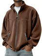 Men's Full Size Zip Up Long Sleeve Outerwear Plus Size New Era Fashion LLc