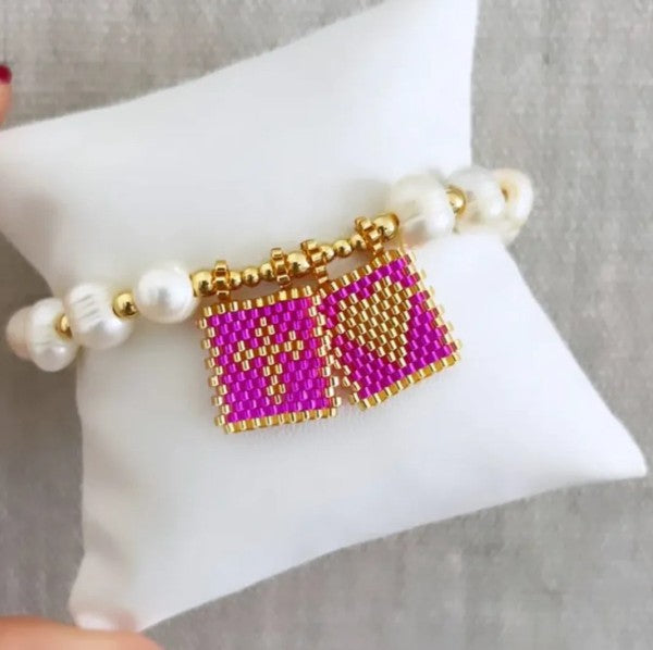 Sacred Freshwater Pearl Scapular Bracelet Shop Style & More | Fresh Looks, Everyday Deals & Free Shipping