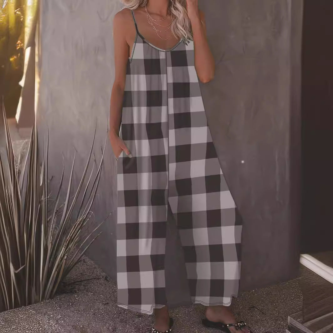 Slip-in Casual Sling Jumpsuit Women Grayceful LLC
