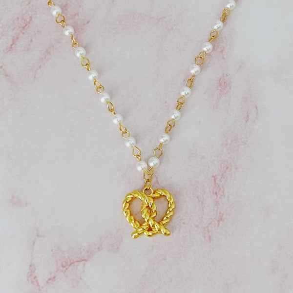 Pretzel Love Pendant Necklace Shop Style & More | Fresh Looks, Everyday Deals & Free Shipping