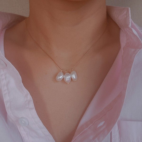 Trinity Freshwater Pearl Necklace Shop Style & More | Fresh Looks, Everyday Deals & Free Shipping