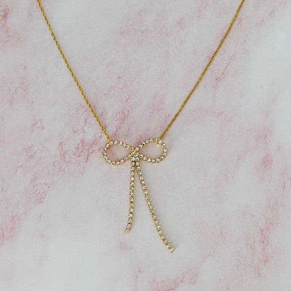 Adorable Shine Bow Necklace Shop Style & More | Fresh Looks, Everyday Deals & Free Shipping