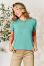 Basic Bae Full Size Round Neck Short Sleeve T-Shirt West2East Surf
