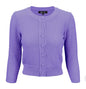 3/4 Sleeve Cute Pattern Cropped Cardigan Sweater Shop Style & More | Fresh Looks, Everyday Deals & Free Shipping