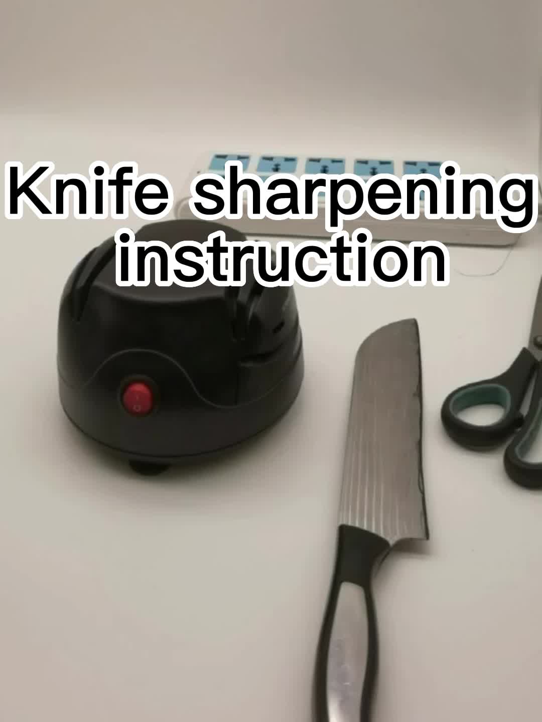 [Professional Knife Sharpener] WANVOAPLS Professional Electric Knife Sharpener 28D-4 Model - 4-Slot Sharpening System, Dual Voltage (36V-100V) with US Plug, ABS Material - Ideal for Kitchen Knives and Utensils | Modern Kitche NovaCart