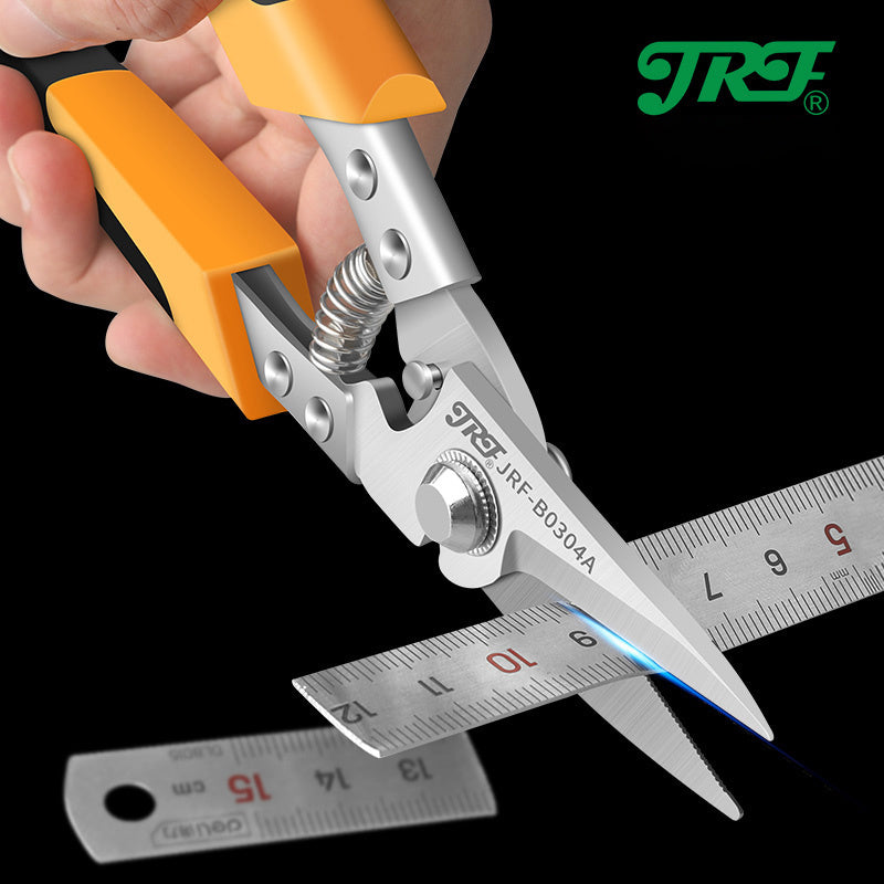 Professional Industrial Shears, JRF Stainless Steel Scissors, Tin Snips For Metal Sheet & PVC Pipe Cutting NovaCart