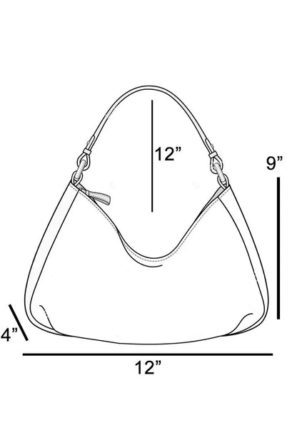 Fame Multi Pocket Textured Leather Shoulder Bag West2East Surf