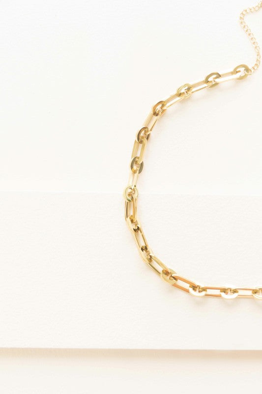 Overawe Large Chain Link Necklace (14K) Shop Style & More | Fresh Looks, Everyday Deals & Free Shipping