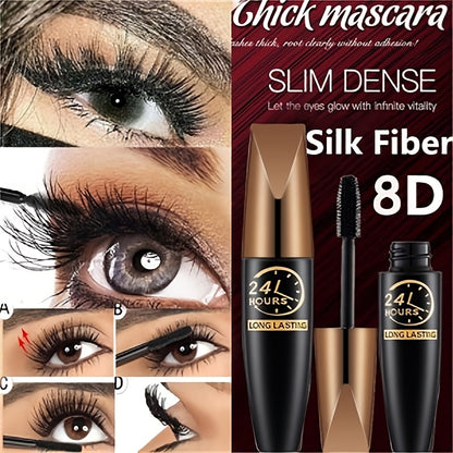1pc 8D Fiber Lash Mascara Waterproof Mascara for Eyelash Extension Black Thick Eye Lashes Curler Cosmetic NovaCart