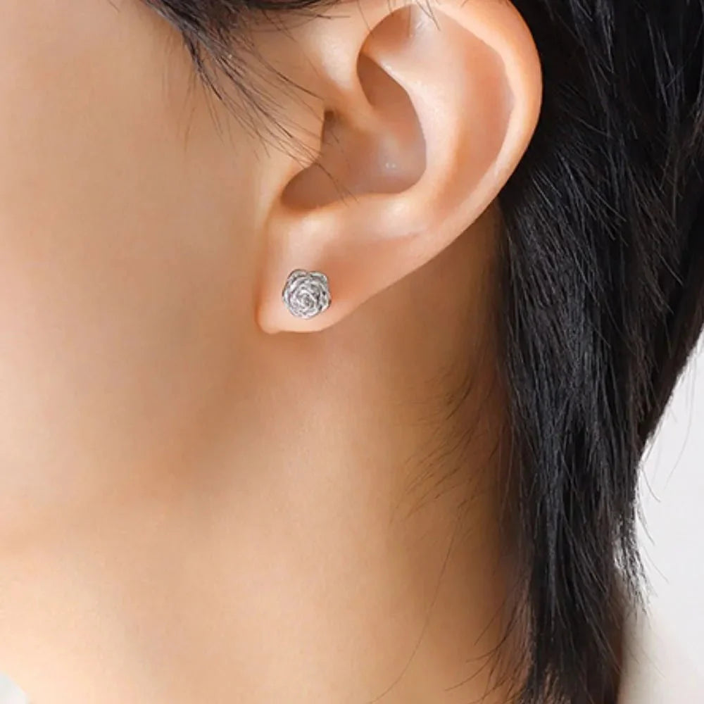Petal Gleam Studs Ivory Embers