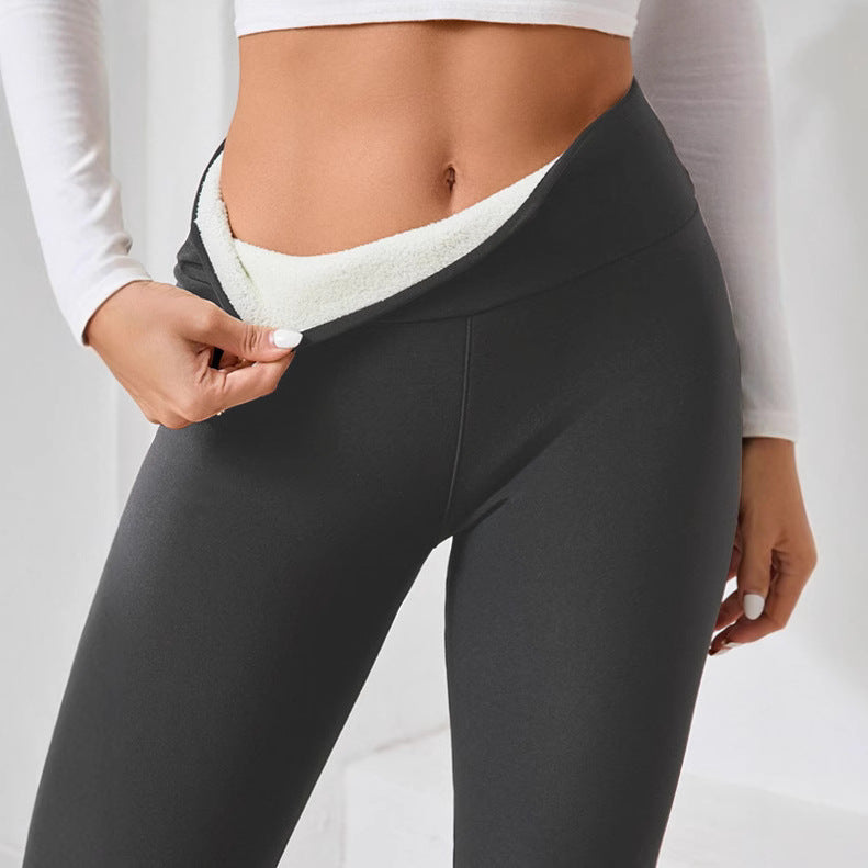 Fleece-Lined Thick Cashmere Winter Leggings FitiqueFit
