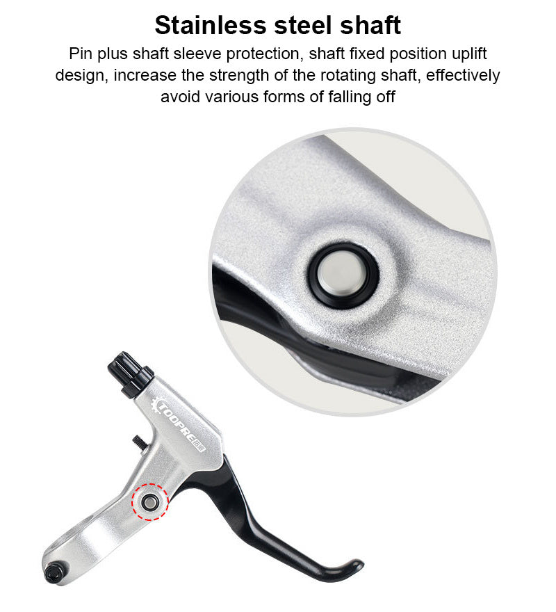 Ultra Light Mountain Bike Brake Handle - V Brake/Disc Brake, Aluminum Alloy Hydraulic Disc Brake for Smooth Stopping Power NovaCart