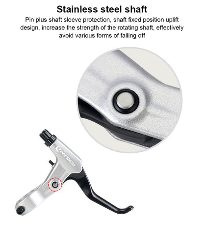 Ultra Light Mountain Bike Brake Handle - V Brake/Disc Brake, Aluminum Alloy Hydraulic Disc Brake for Smooth Stopping Power NovaCart