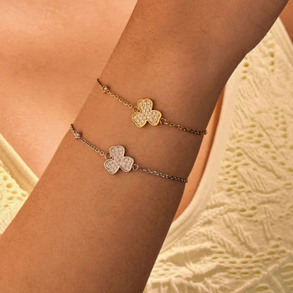 Lumen Clover Bracelet Ivory Embers