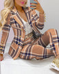 Women's Printed Coat & Trousers Two-Piece Set – 19 Prints, Casual Fashion Suit FitiqueFit