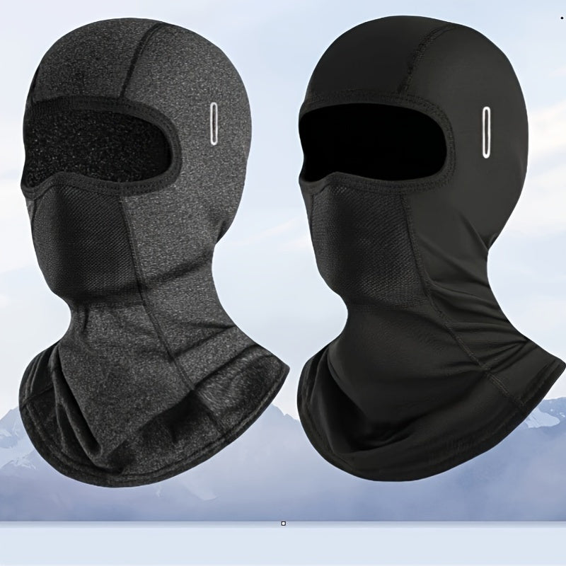 Breathable & Warm Motorcycle Riding Neck Gaiter • Adjustable Ear Loops • Full Face Coverage for Winter, Skiing, And Street Bikes • Skiing Accessory • Sleek Design • Flexible Fit NovaCart