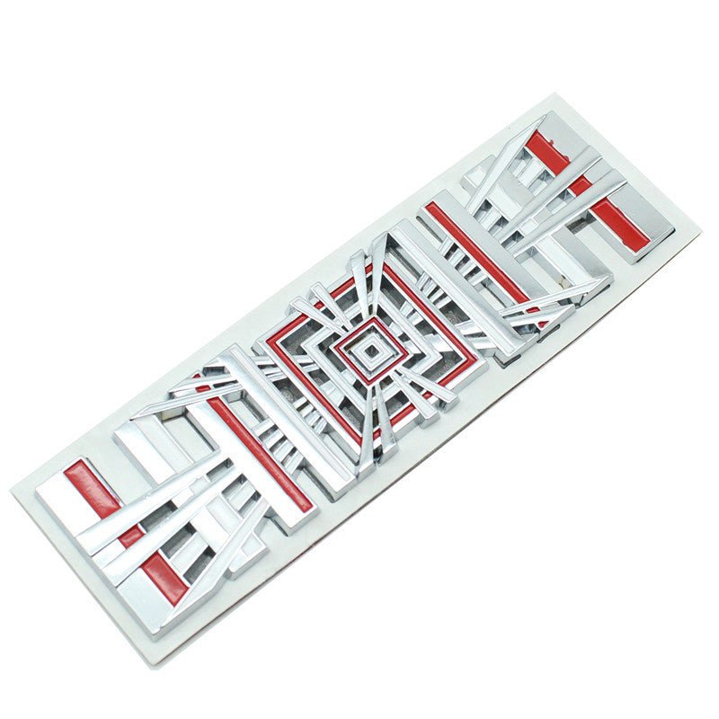 3D Metal Letter Emblem Badge | Multiple Styles | 3M Adhesive | Custom Lettering Tesery Official Store