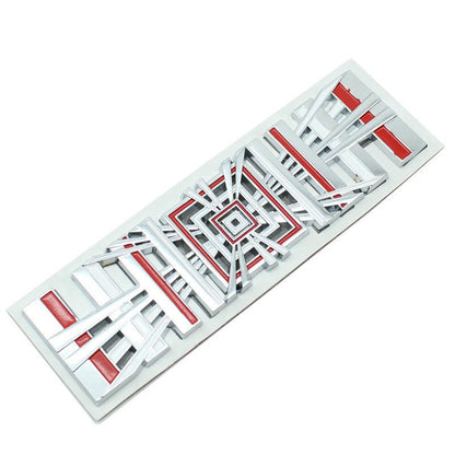 3D Metal Letter Emblem Badge | Multiple Styles | 3M Adhesive | Custom Lettering Tesery Official Store