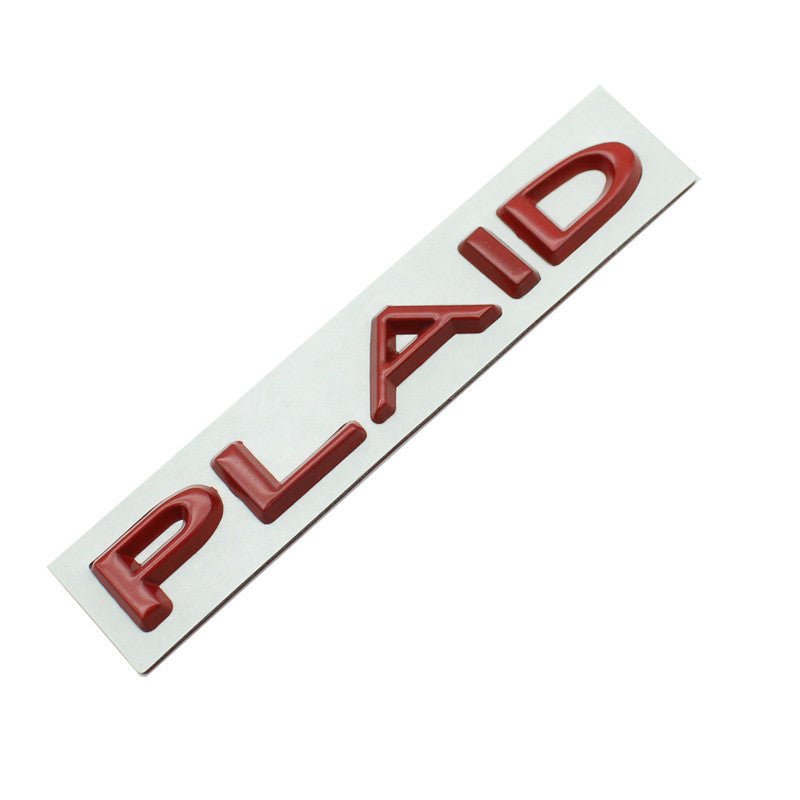 3D Metal Letter Emblem Badge | Multiple Styles | 3M Adhesive | Custom Lettering Tesery Official Store