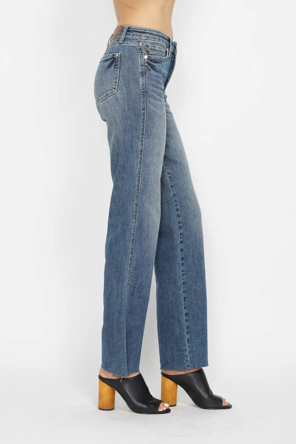 Judy Blue Full Size Tummy Control Straight Jeans New Era Fashion LLc
