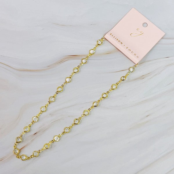Jeweled Chain Sparkle Necklace Shop Style & More | Fresh Looks, Everyday Deals & Free Shipping