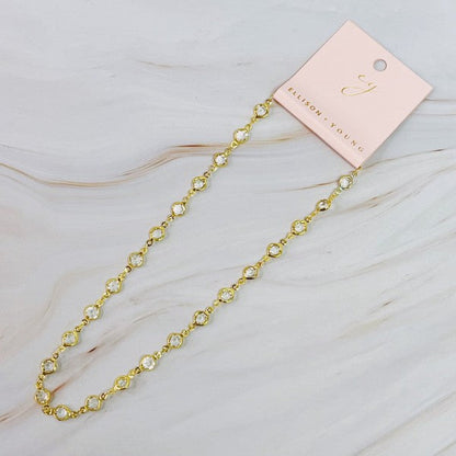 Jeweled Chain Sparkle Necklace Shop Style & More | Fresh Looks, Everyday Deals & Free Shipping
