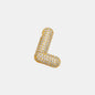 EmberLuxe "Glimmer" Bubble Letter Pendant (L-U) Ivory Embers