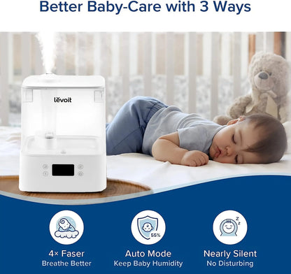 Transform Your Space with the 6L Ultrasonic Cool Mist Humidifier - Perfect for Large Rooms and Ultimate Comfort