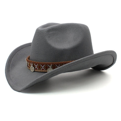 Western Charm Woolen Cowgirl Hat Country in My Heart