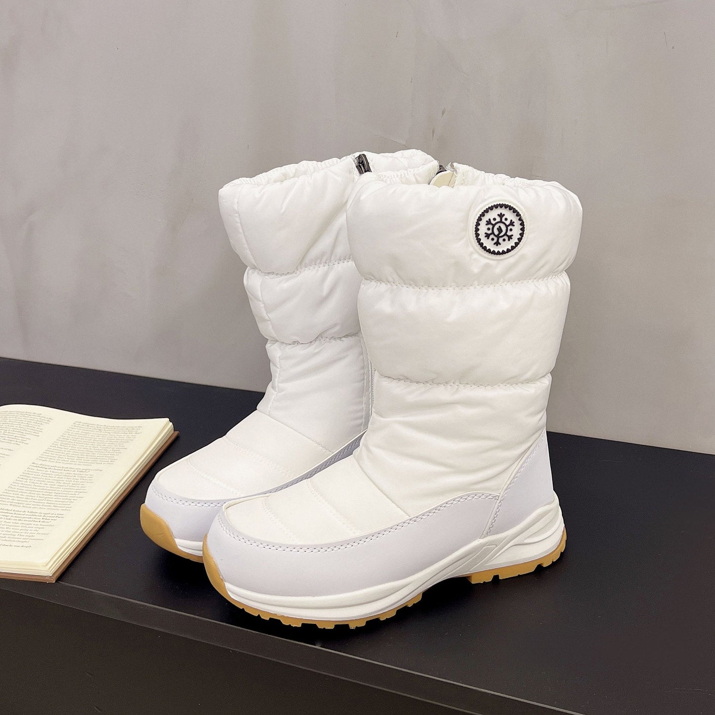 Thickened Cotton Mid-Calf Snow Boots for Women FitiqueFit