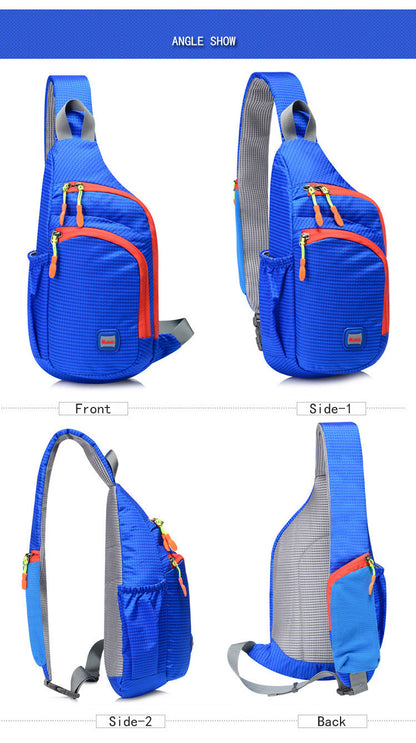 [Nylon Shoulder Bag] Nylon Shoulder Bag - Crossbody Chest Bag for Men and Women - Casual Sports Water Bottle Chest Bag - Outdoor Cycling Bag NovaCart