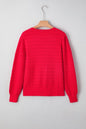 Solid Knit Ribbed Cuff Crewneck Sweater Shop Style & More | Fresh Looks, Everyday Deals & Free Shipping