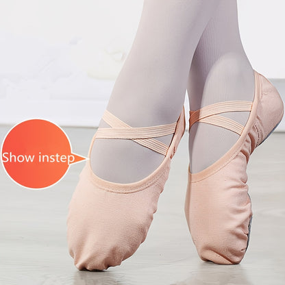 New Four Seasons High-End Fashion Women's Dance Shoes, Lace-Up Elastic Band Soft Sole Practice Shoes, Women's Ballet Shoes, Wear-Resistant Ballet Shoes, Indoor Yoga Shoes, Breathable Lightweight Dance Shoes, Women Shoes NovaCart