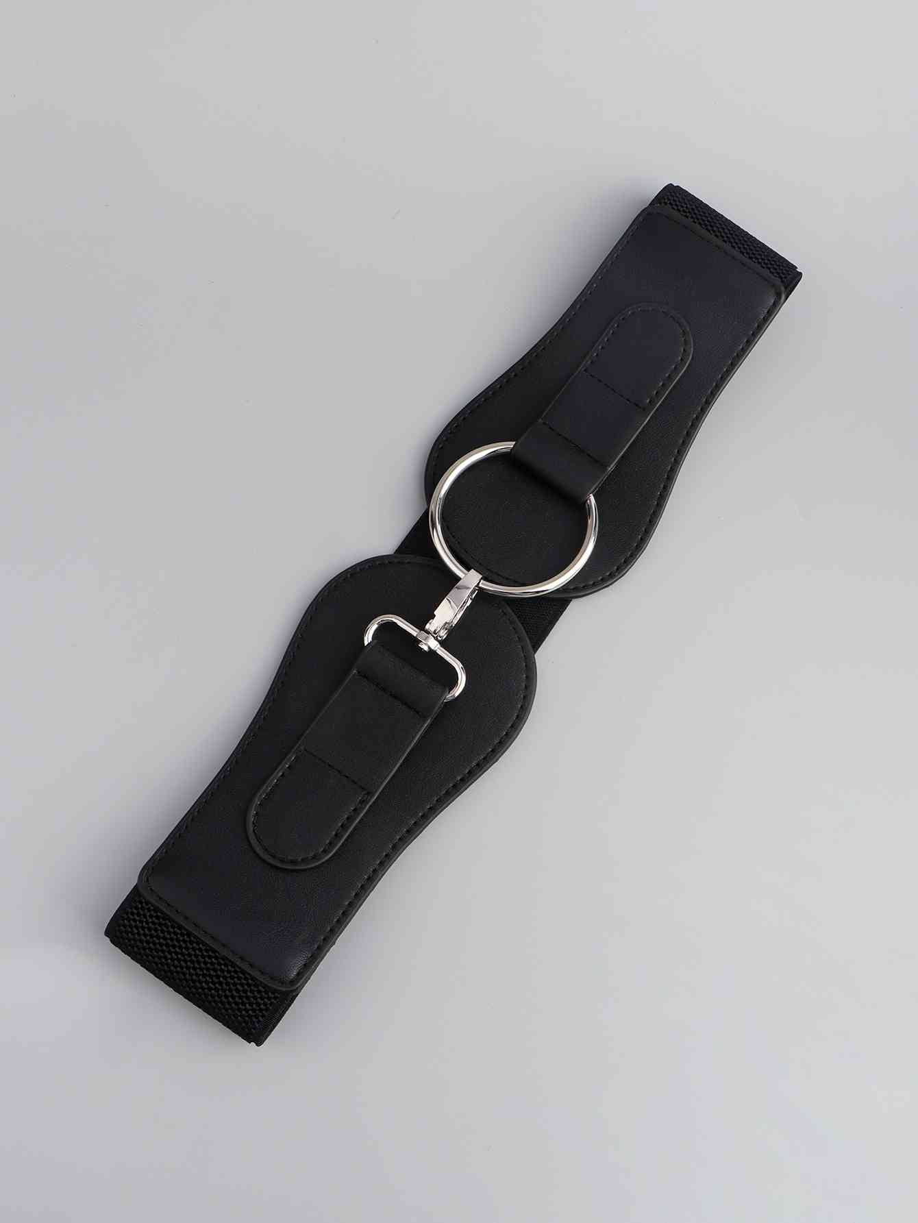 Elegant Fashion PU Elastic Wide Belt – Adjustable Comfort Fit See size chart under “more details” The Fashion Celestial
