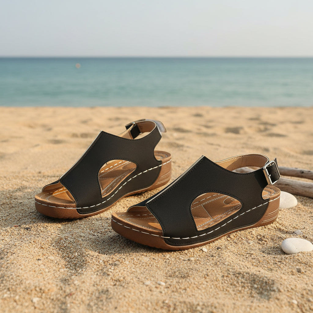 Women's Casual Velcro Strap Sandals FitiqueFit