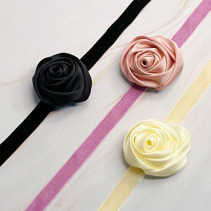 Satin Rose Velvet Sash Necklace Shop Style & More | Fresh Looks, Everyday Deals & Free Shipping