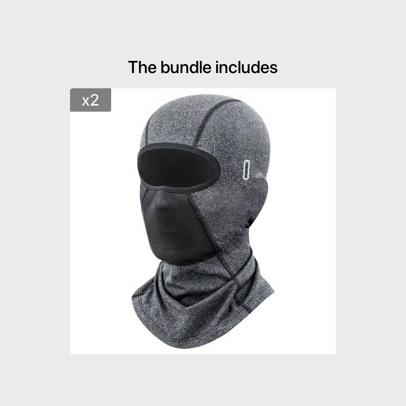 Breathable & Warm Motorcycle Riding Neck Gaiter • Adjustable Ear Loops • Full Face Coverage for Winter, Skiing, And Street Bikes • Skiing Accessory • Sleek Design • Flexible Fit NovaCart