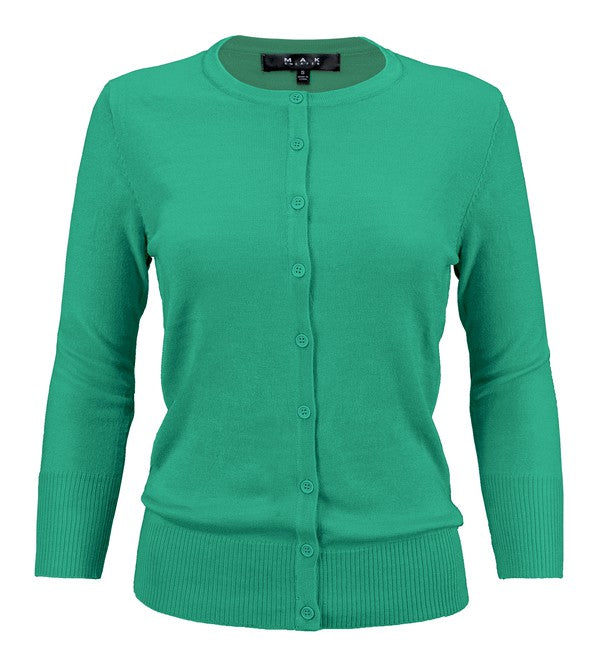 Crewneck Button Down Knit Cardigan Sweater Shop Style & More | Fresh Looks, Everyday Deals & Free Shipping