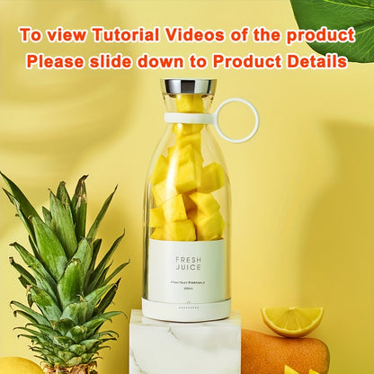 [Portable Fruit Blender] Wireless Mini Fruit Blender Juicer - 350ML Portable Electric, Perfect for On-the-Go! NovaCart