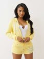 Printed Zip-Up Cardigan Jacket And Shorts Fashion Set New Era Fashion LLc